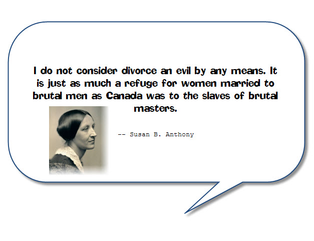 Susan B Anthony Quote About